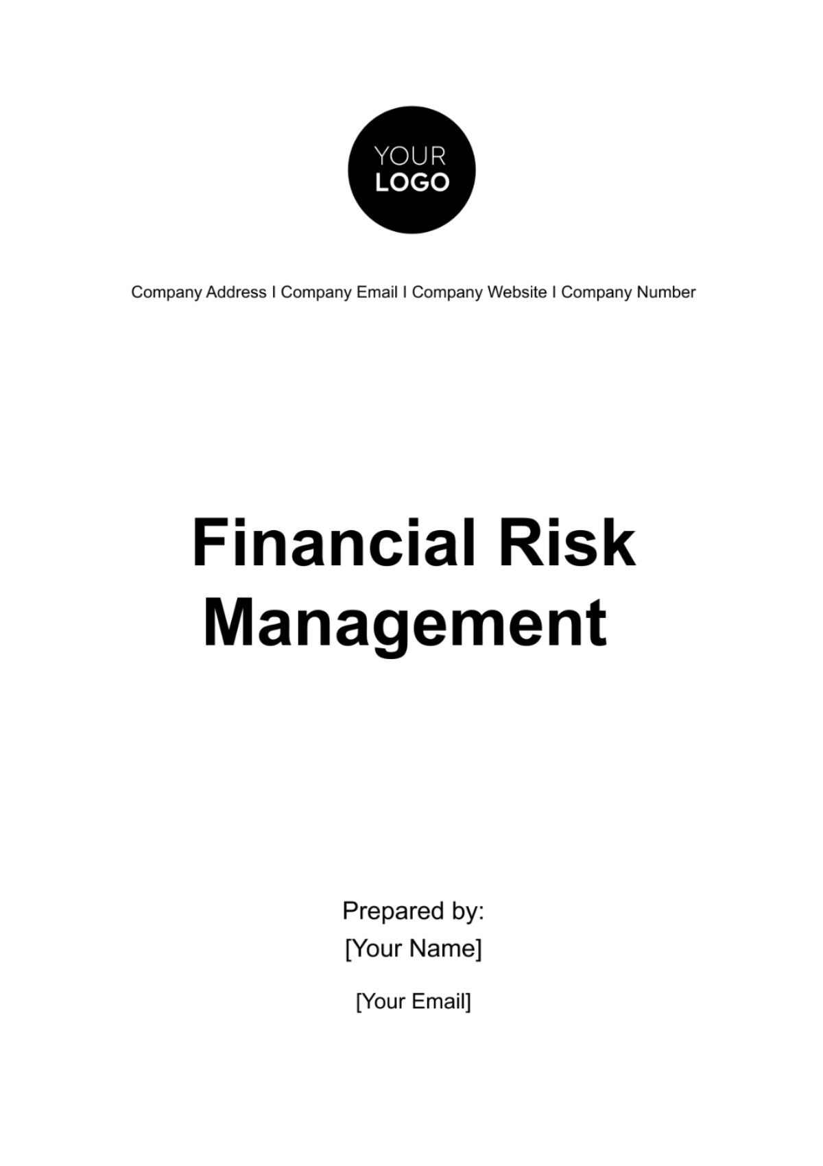 Financial Risk Management Template