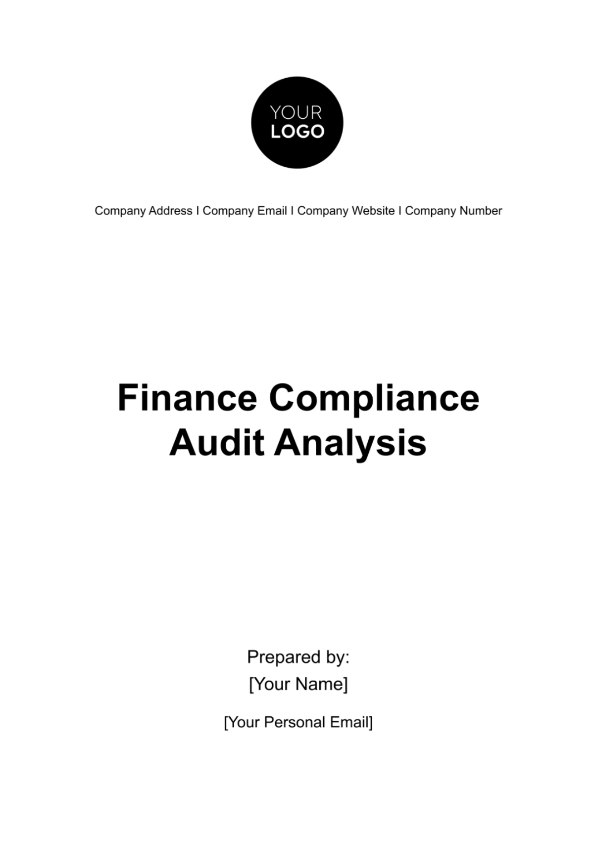 Finance Compliance Audit Analysis Template - Edit Online & Download