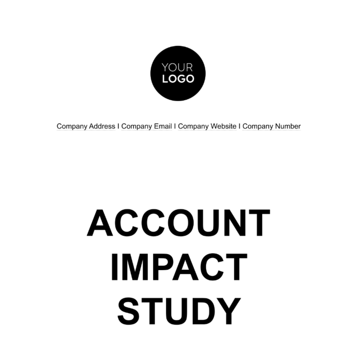 account-impact-study-template