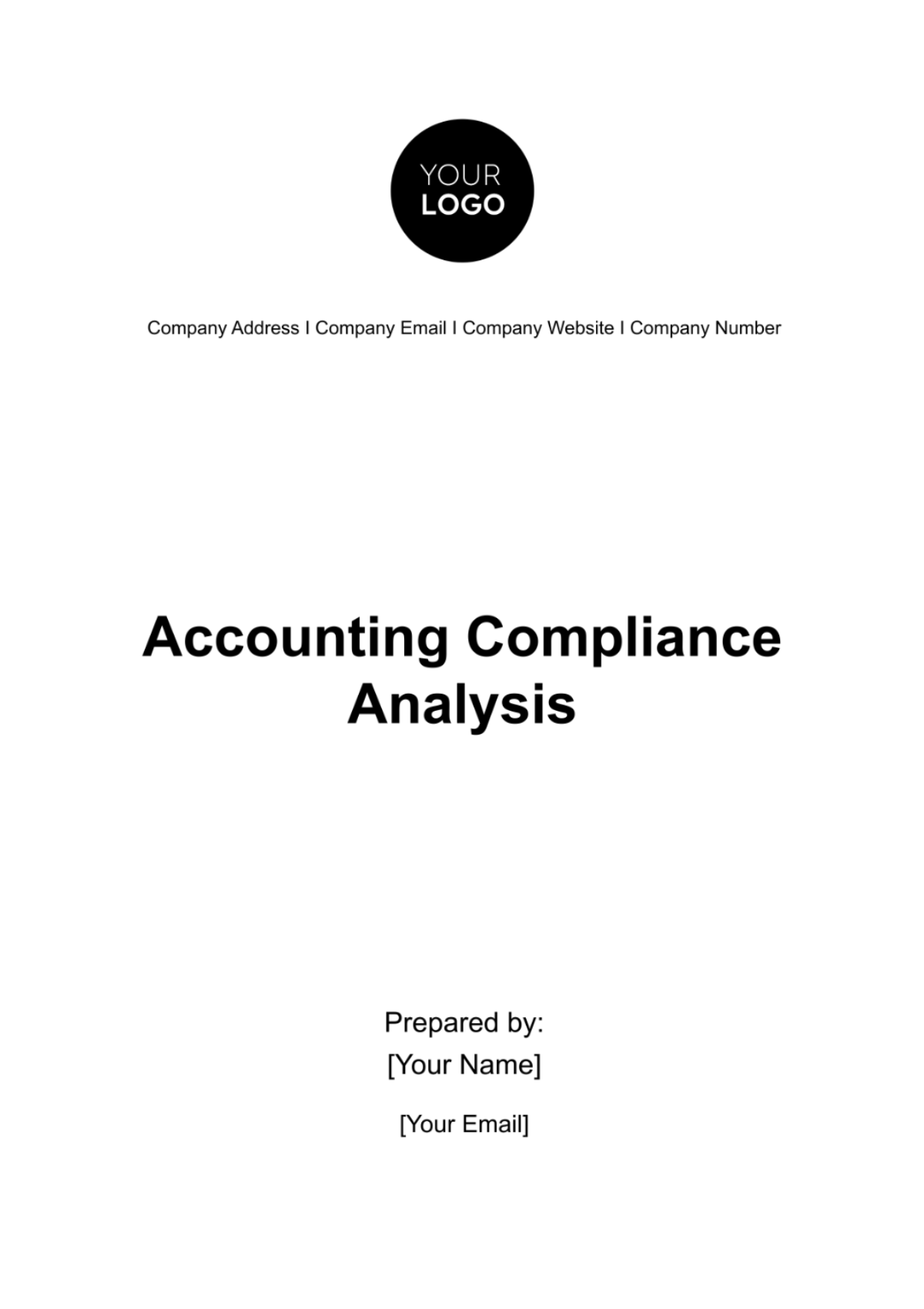 Accounting Compliance Analysis Template - Edit Online & Download