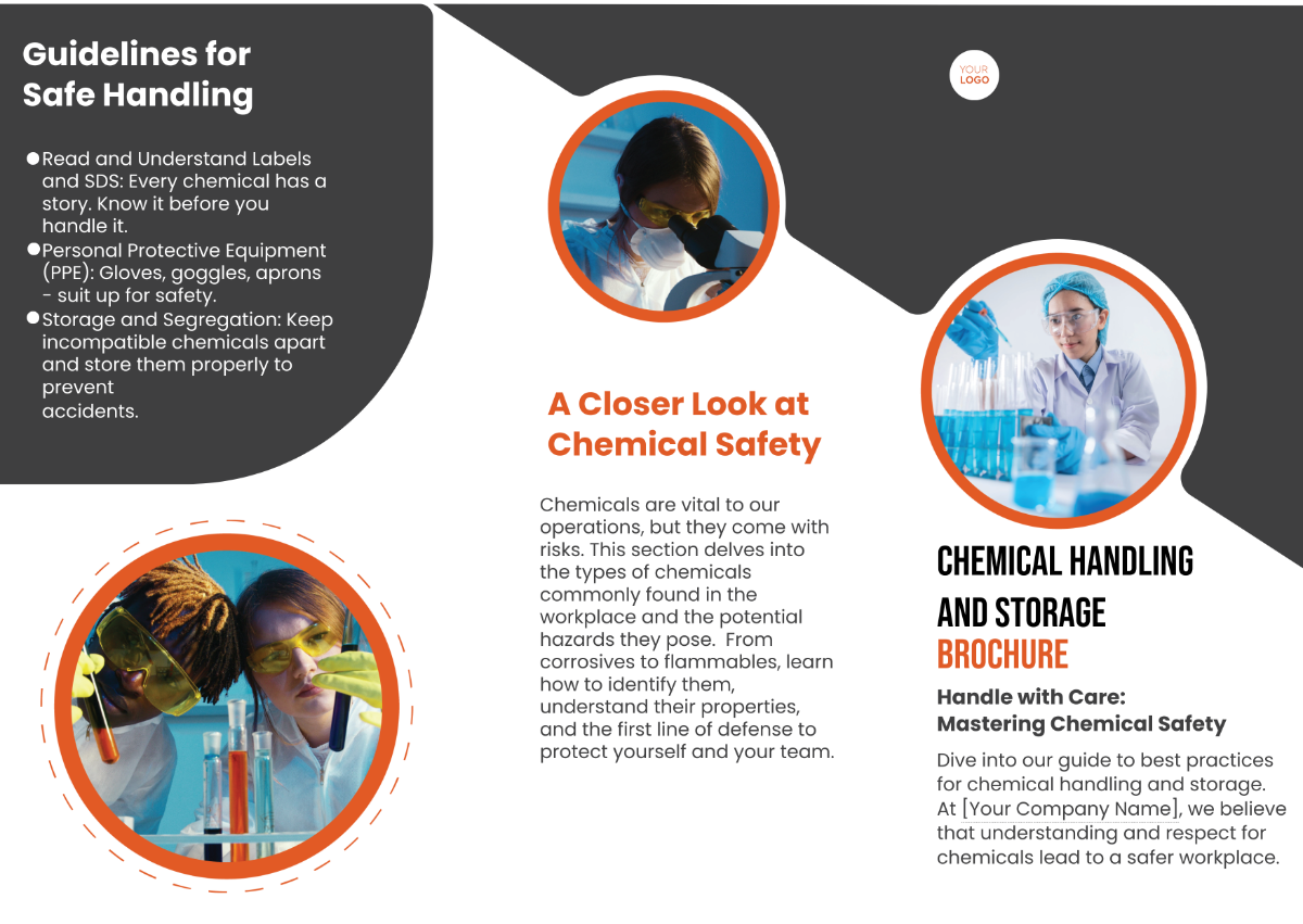 Chemical Handling and Storage Brochure Template