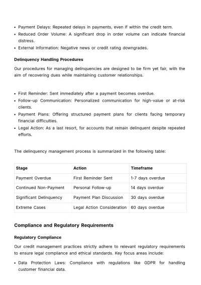 Free Finance Long-Term Credit Plan Template to Edit Online