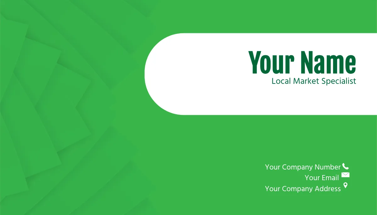 Free Local Market Specialist Business Card Template to Edit Online