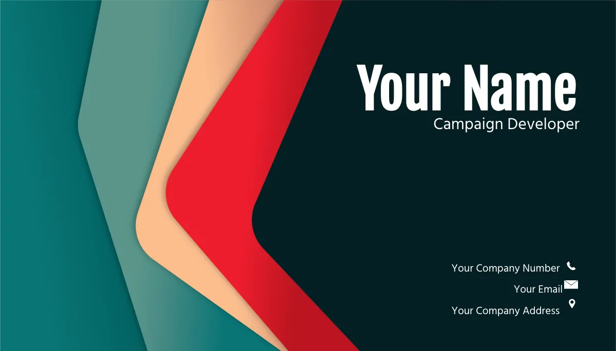 Free Campaign Developer Business Card Template to Edit Online