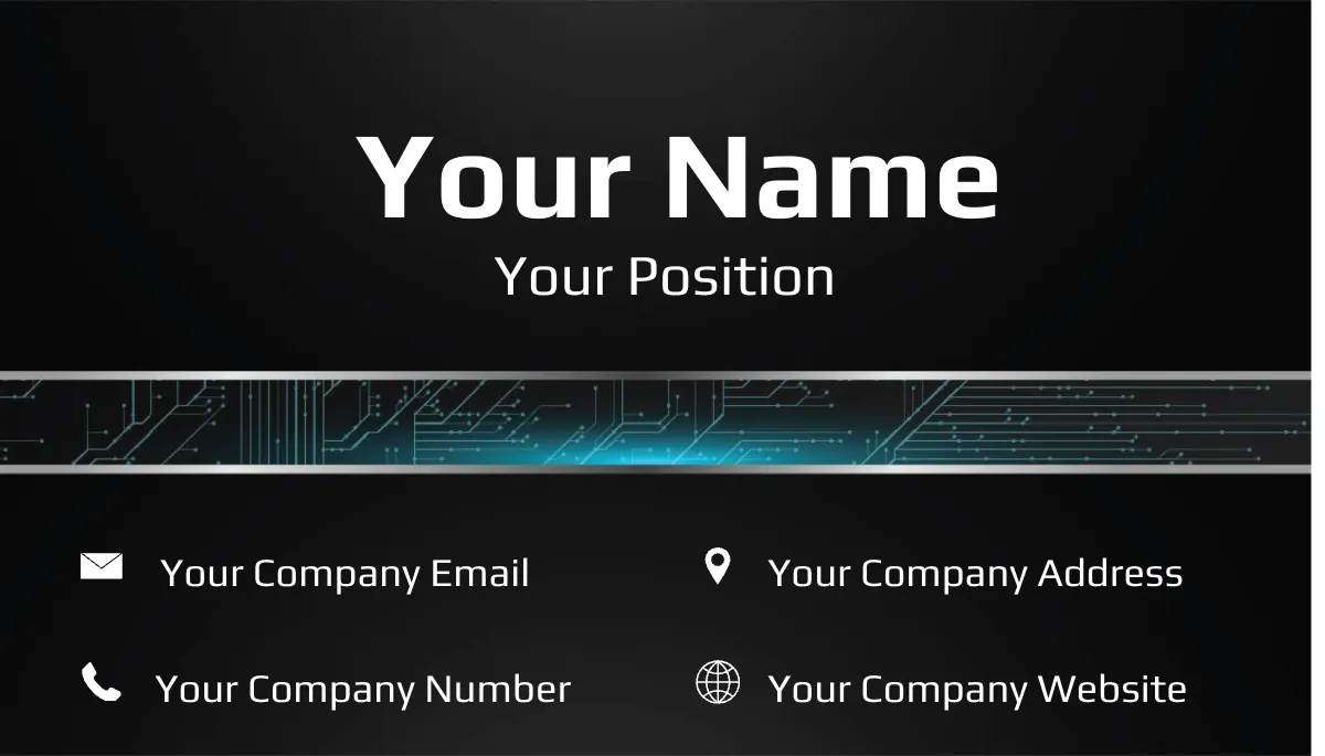 Free Marketing Data Scientist Business Card Template to Edit Online