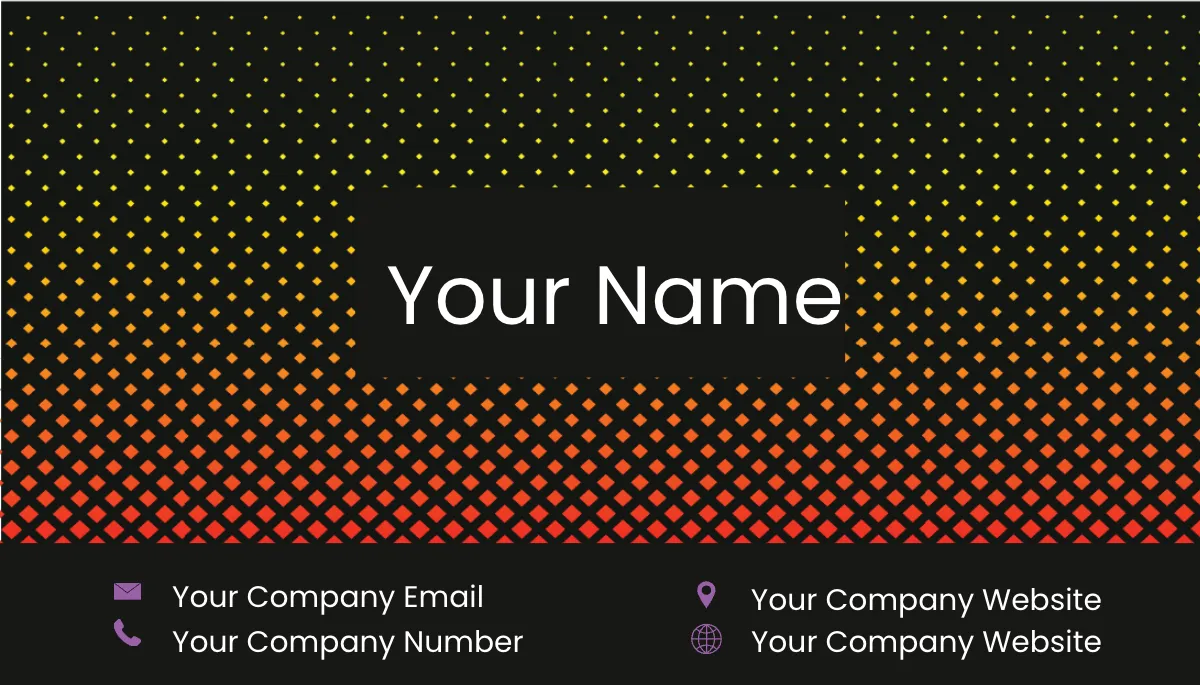 Free Public Relations Representative Business Card Template to Edit Online