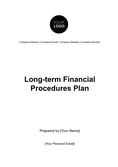 Free Long-Term Financial Procedures Plan Template to Edit Online