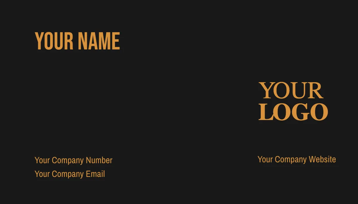 Free Multimedia Content Creator Business Card Template to Edit Online