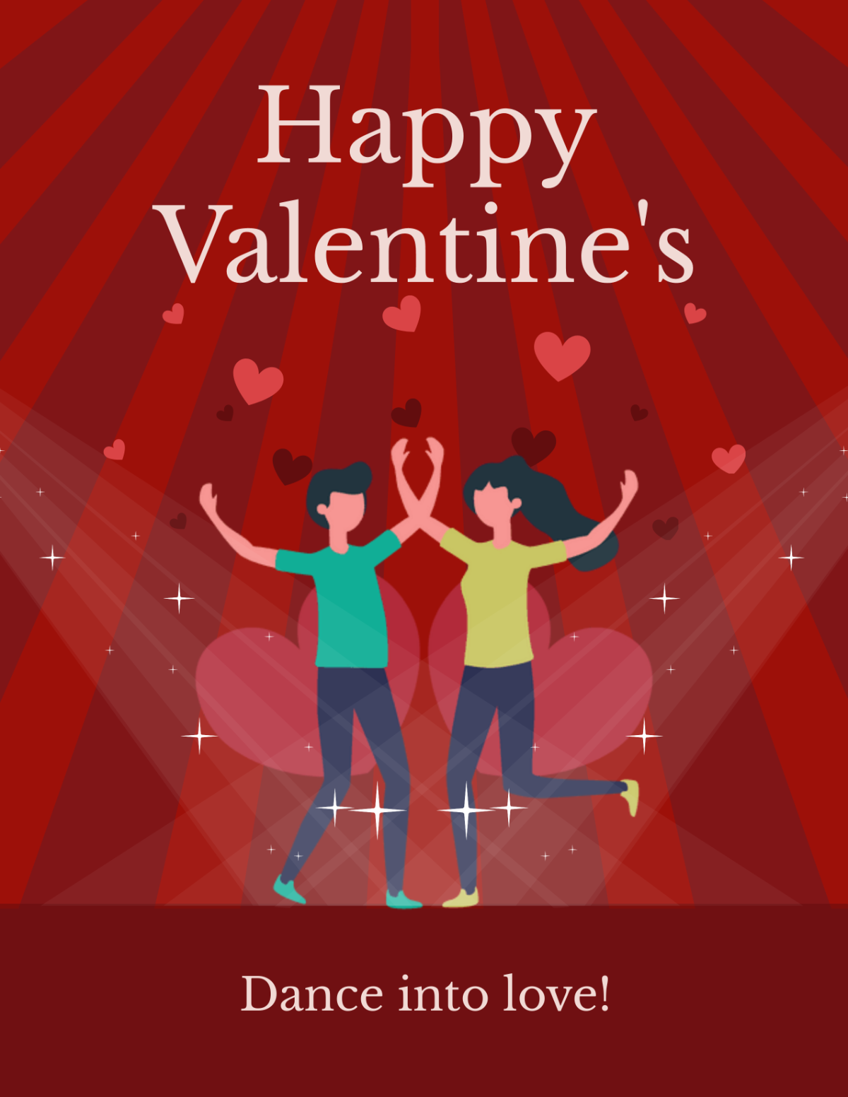 Valentine's Day Club Flyer Template