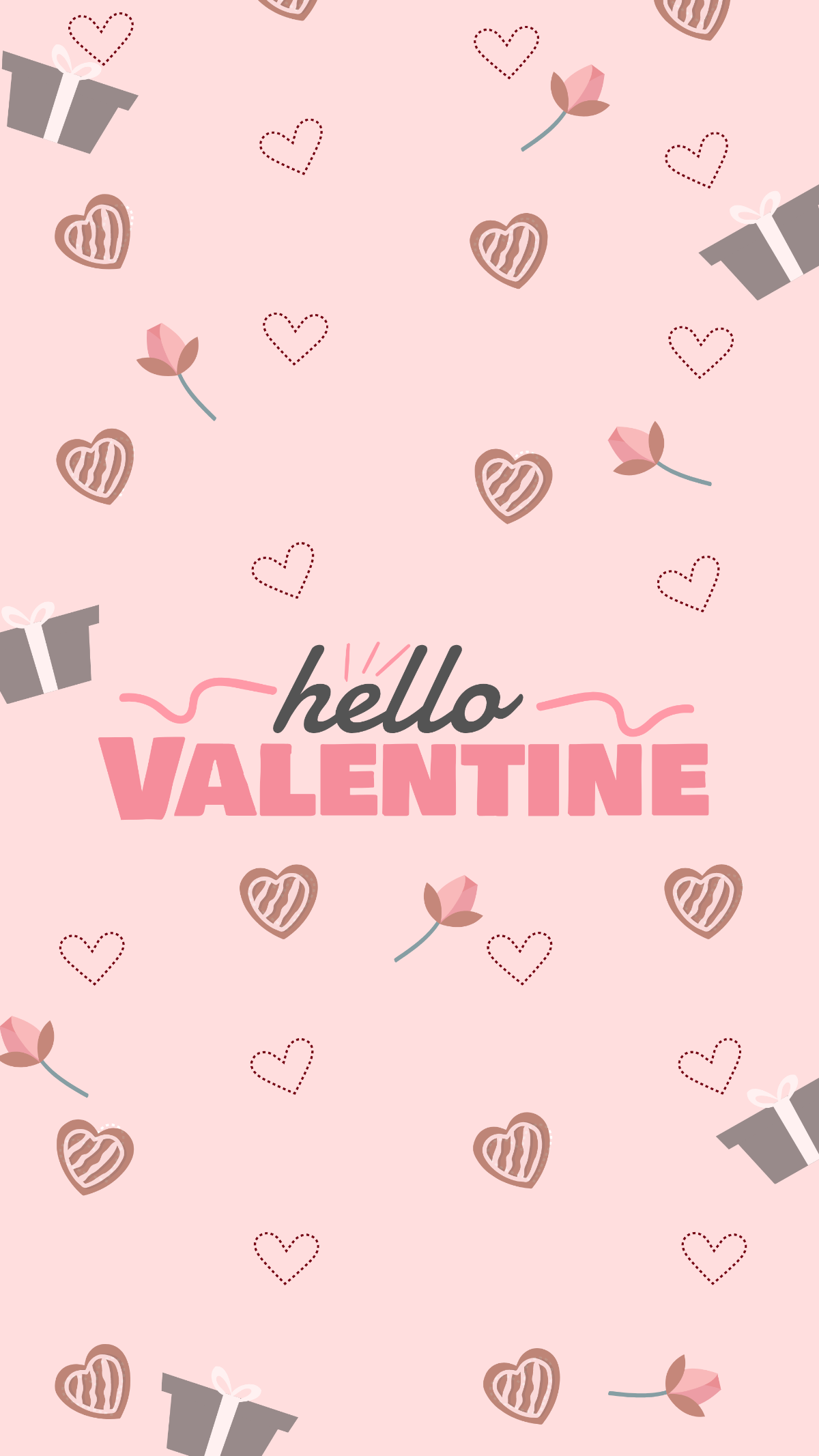 Aesthetic Valentine's Day Wallpaper Template