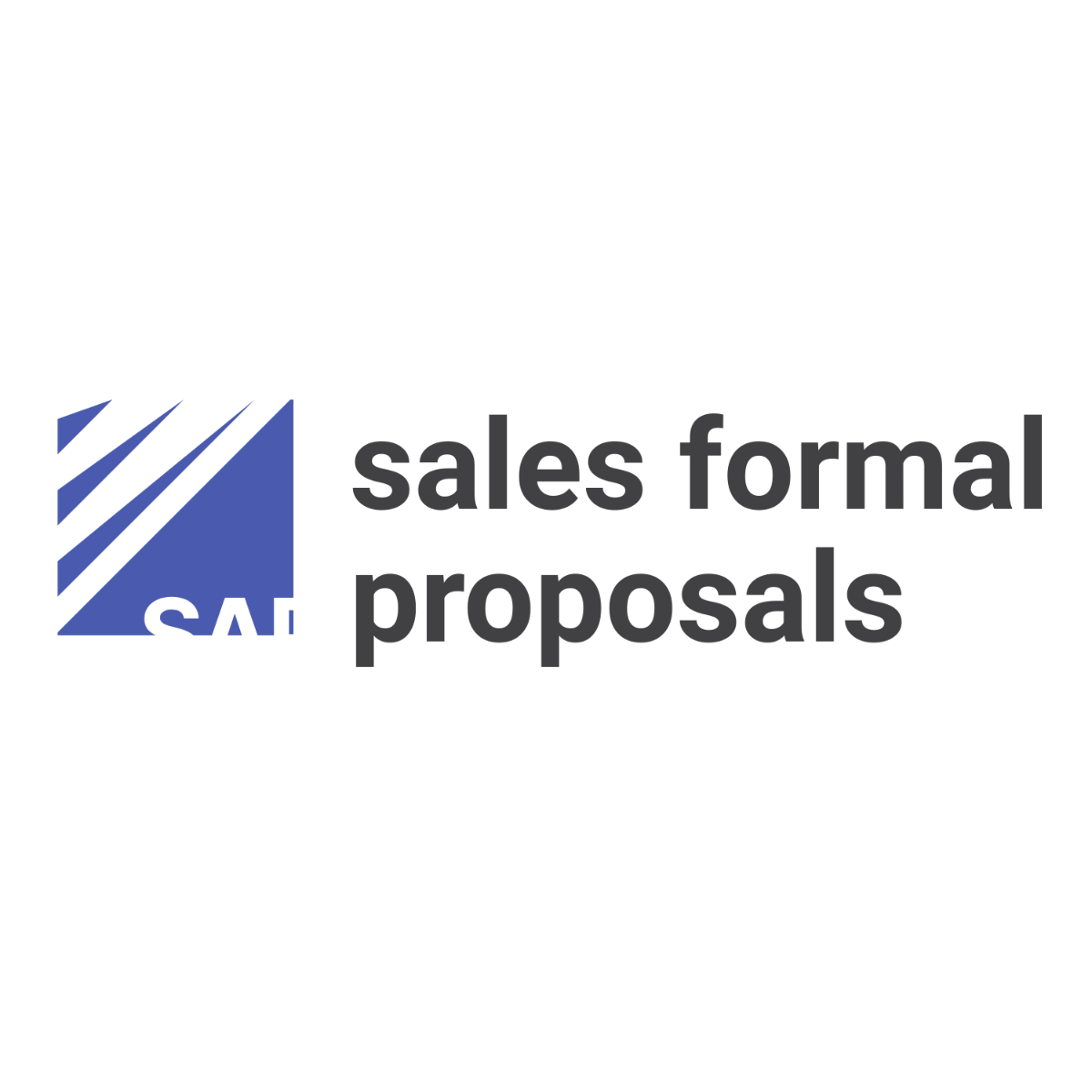 Sales Formal Proposals Logo Template