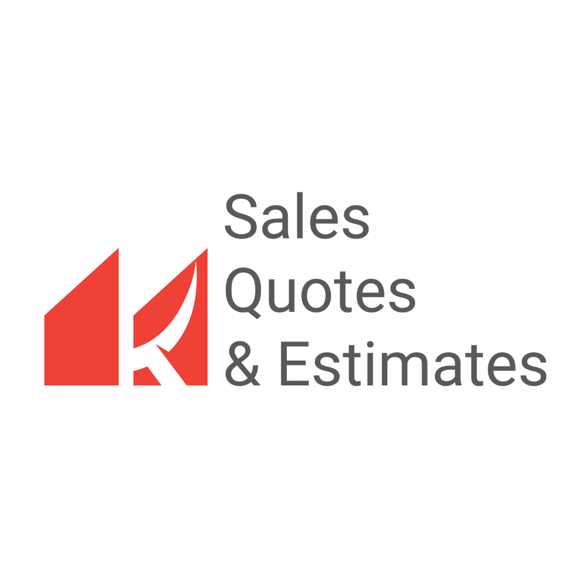 Sales Quotes and Estimates Logo Template