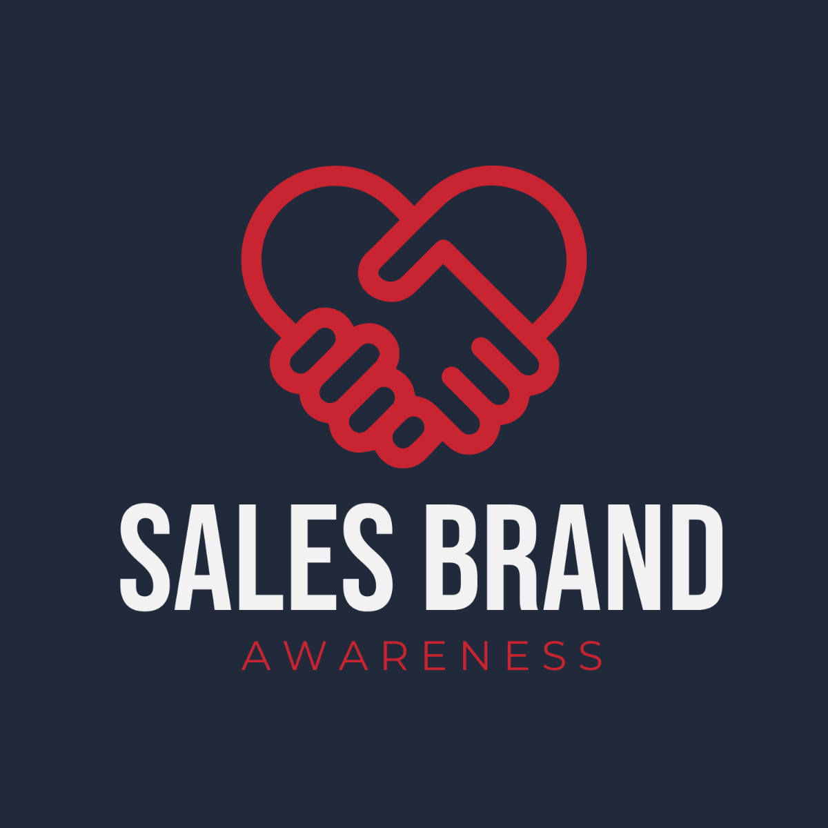 Sales Brand Awareness Logo Template