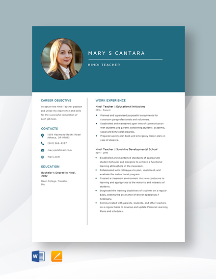 13+ FREE Resume/CV Templates - Word | PSD | InDesign | Apple Pages ...