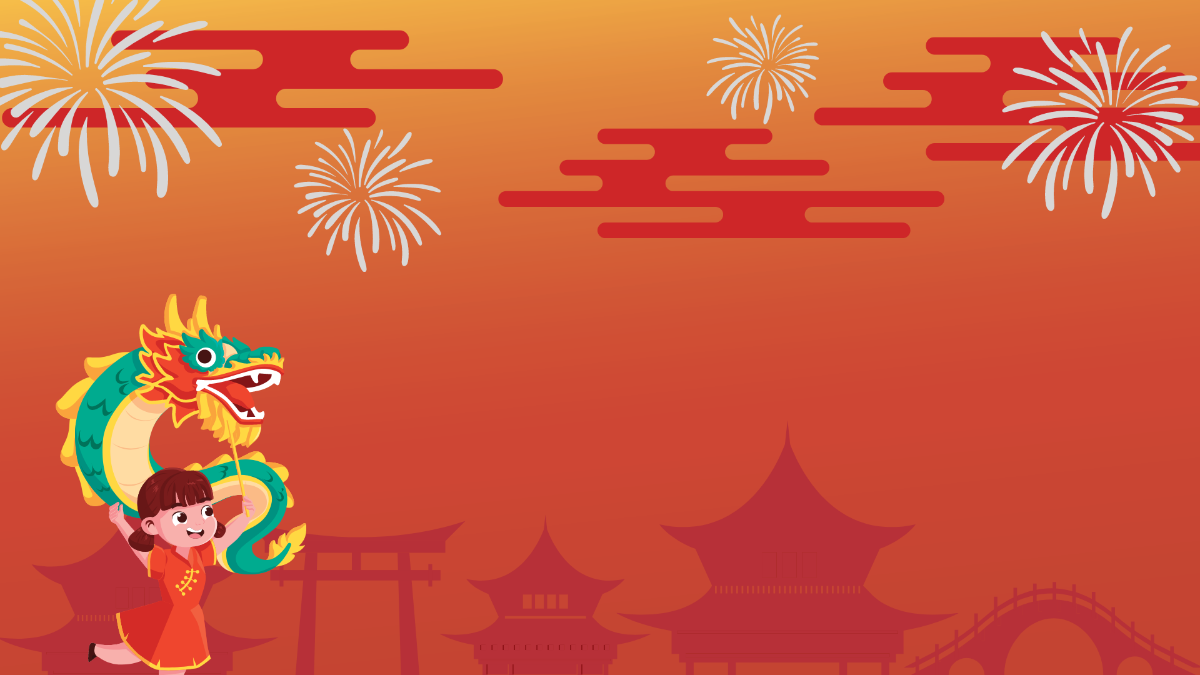 Chinese New Year Festival Background Template