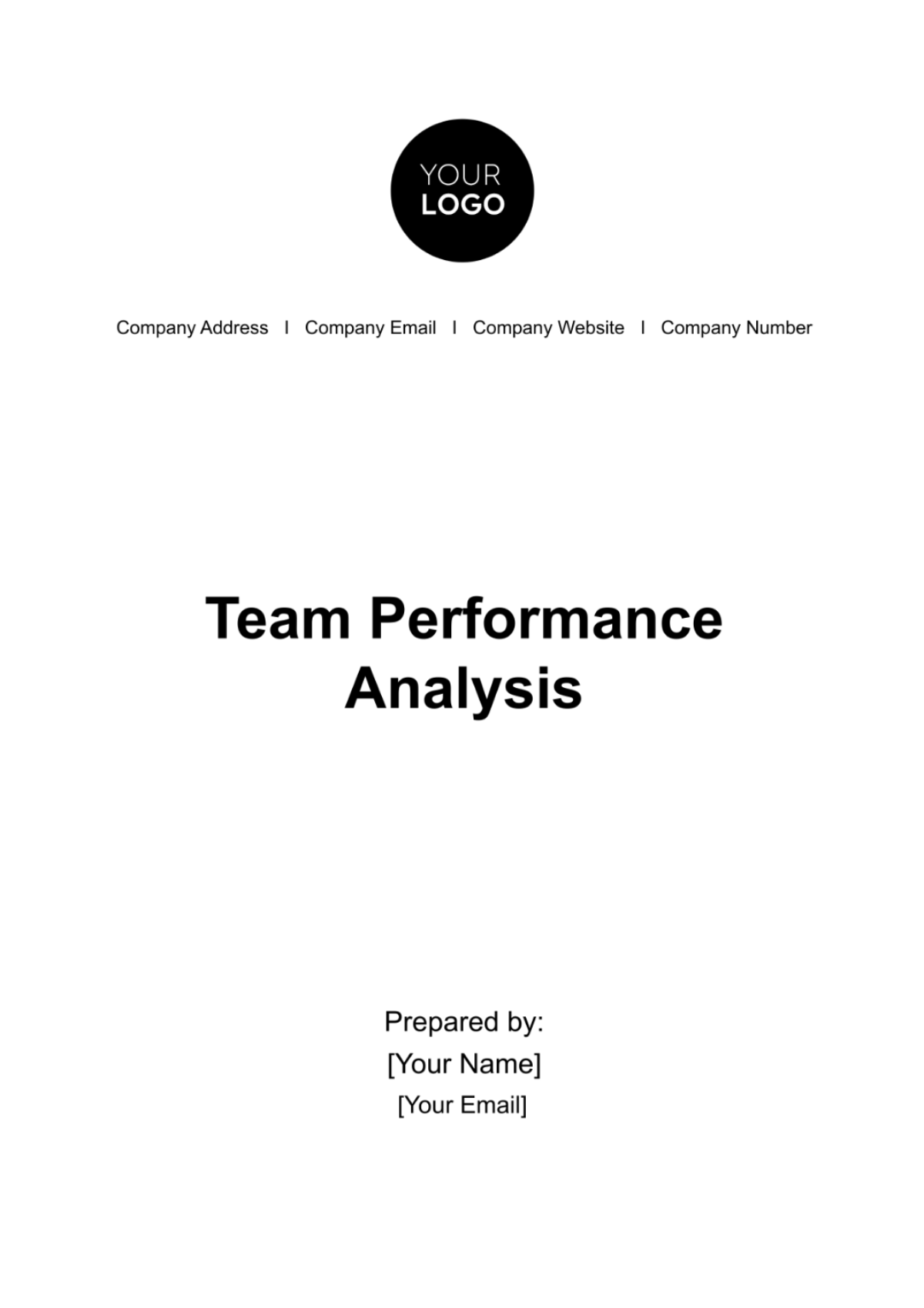 Team Performance Analysis HR Template - Edit Online & Download