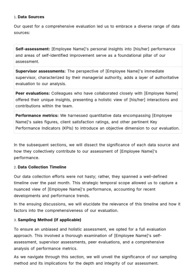 Free Individual Performance Research HR Template to Edit Online