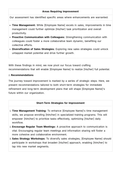 Free Individual Performance Research HR Template to Edit Online