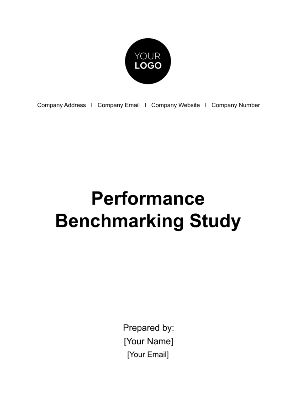 Free Performance Benchmarking Study HR Template