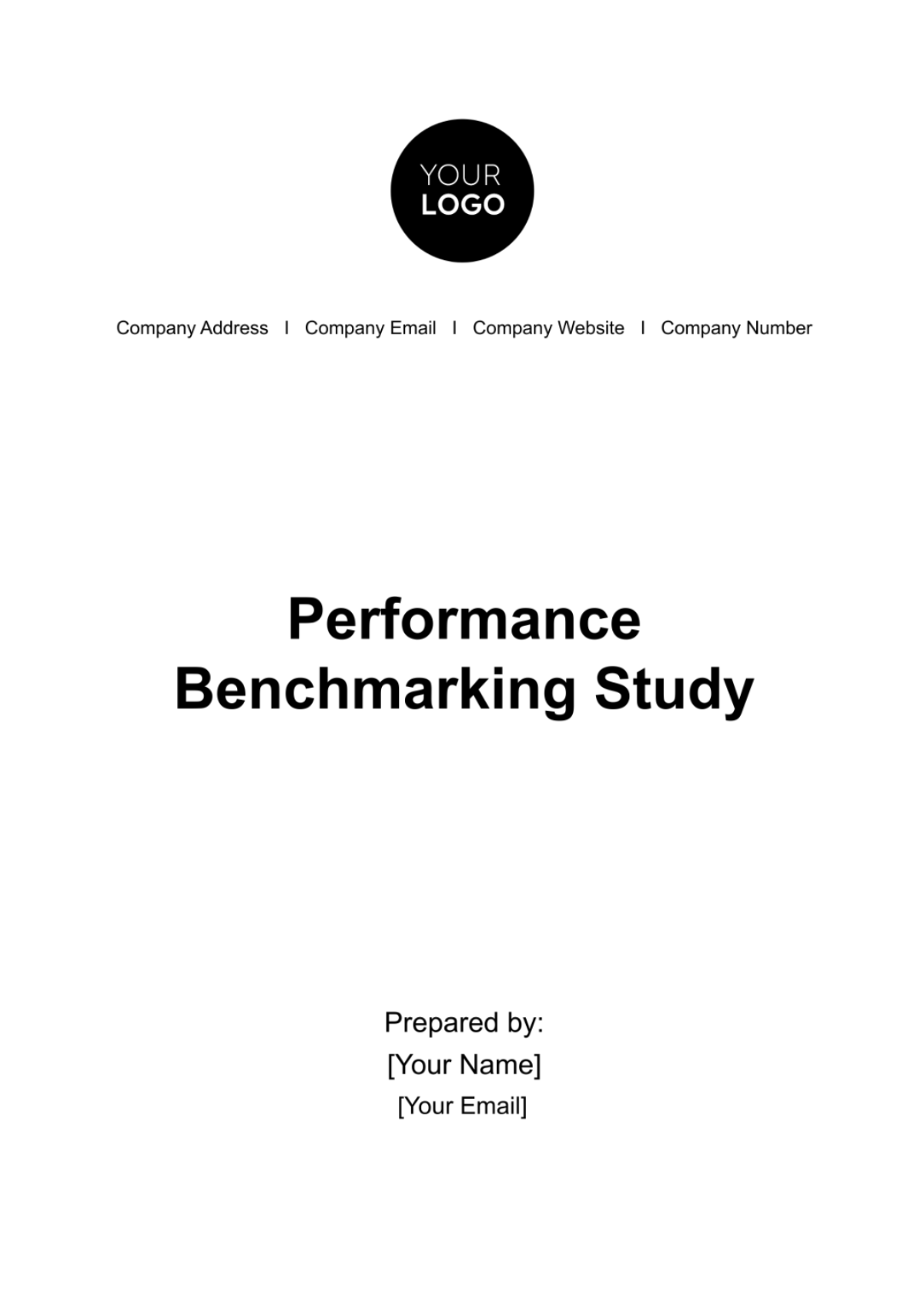 Performance Benchmarking Study HR Template - Edit Online & Download