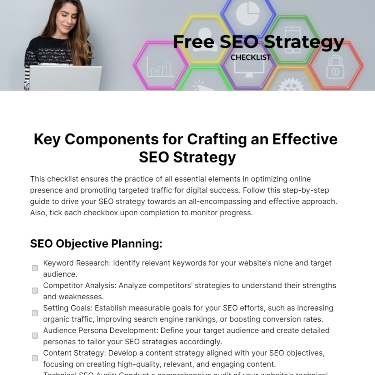 SEO Strategy Checklist Template