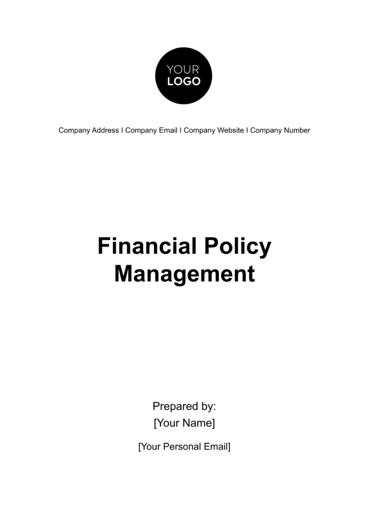 Financial Policy Management Template - Edit Online & Download