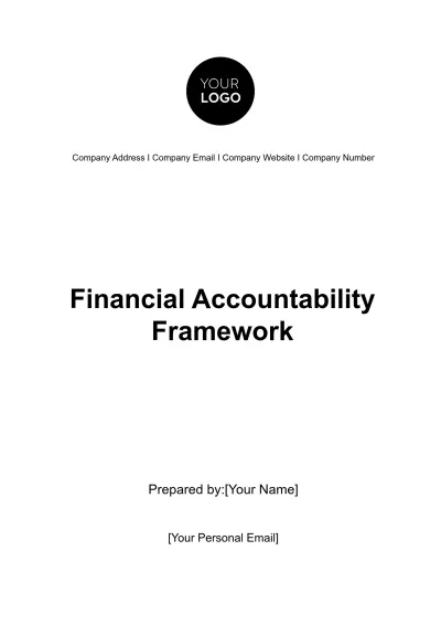 Free Financial Accountability Framework Template to Edit Online