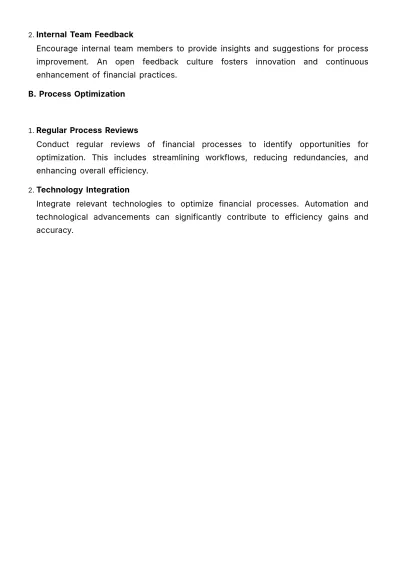 Free Financial Accountability Framework Template to Edit Online