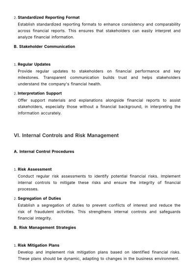Free Financial Accountability Framework Template to Edit Online