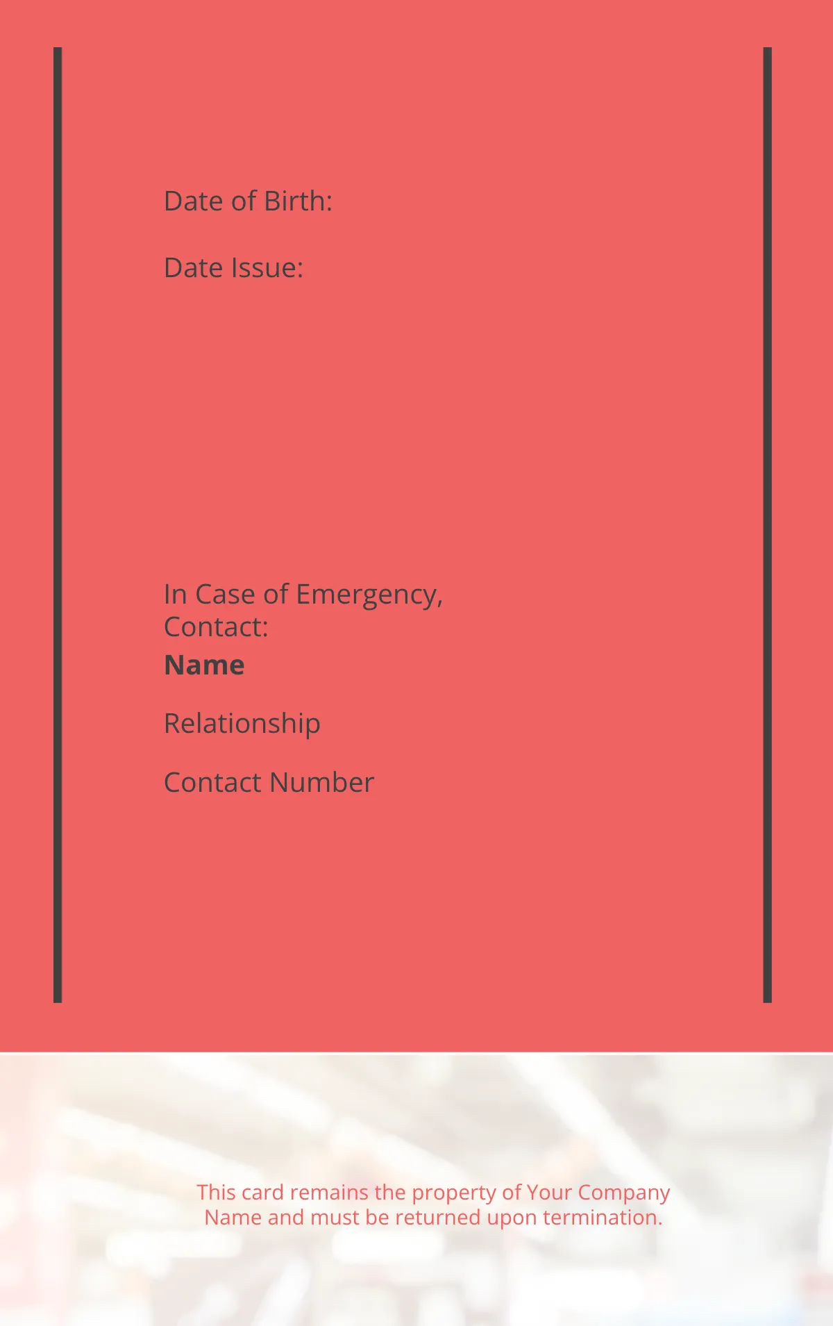 Free Local Market Specialist ID Card Template to Edit Online