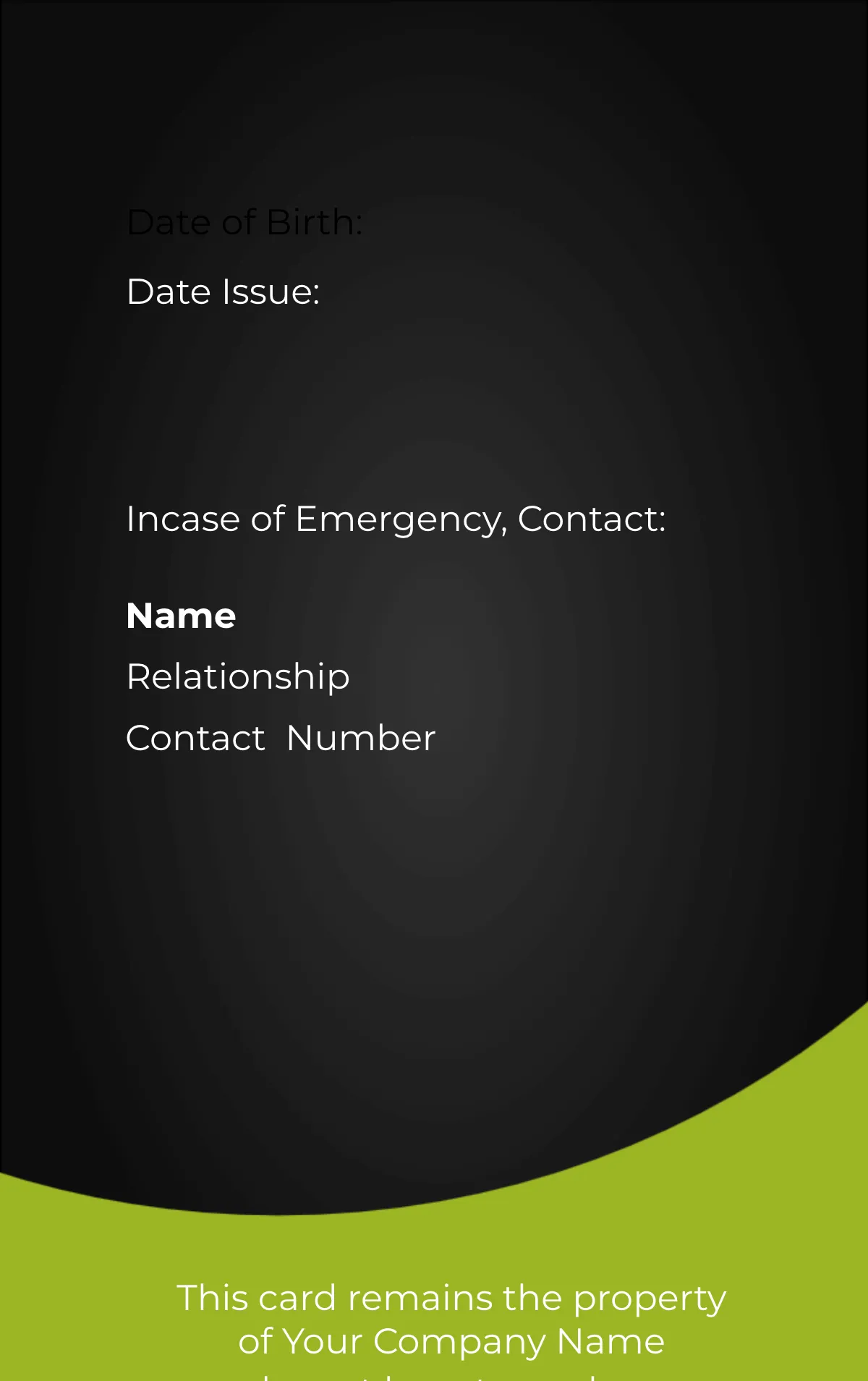 Free Campaign Developer ID Card Template to Edit Online