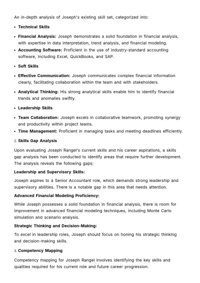 Free Individual Development Plan (IDP) Guide HR Template to Edit Online