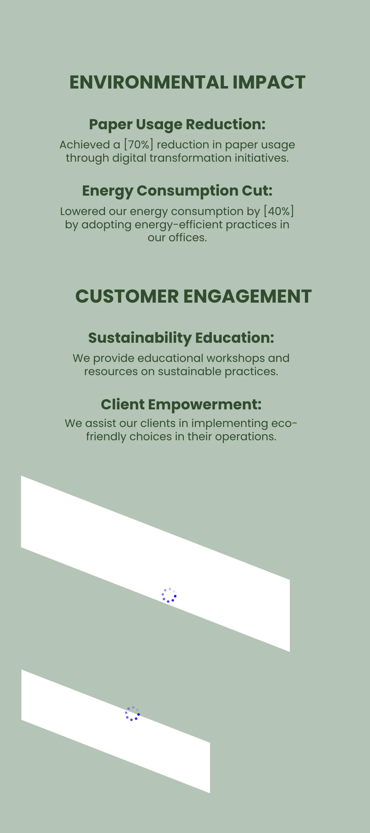 Free Sales Sustainable Practices Rack Card Template to Edit Online