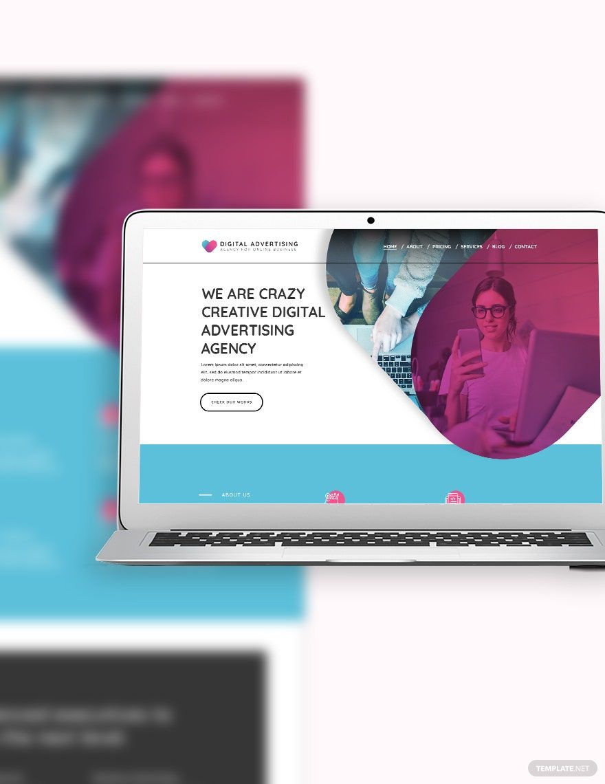 Digital Advertising Agency Bootstrap Landing Page Template in HTML5