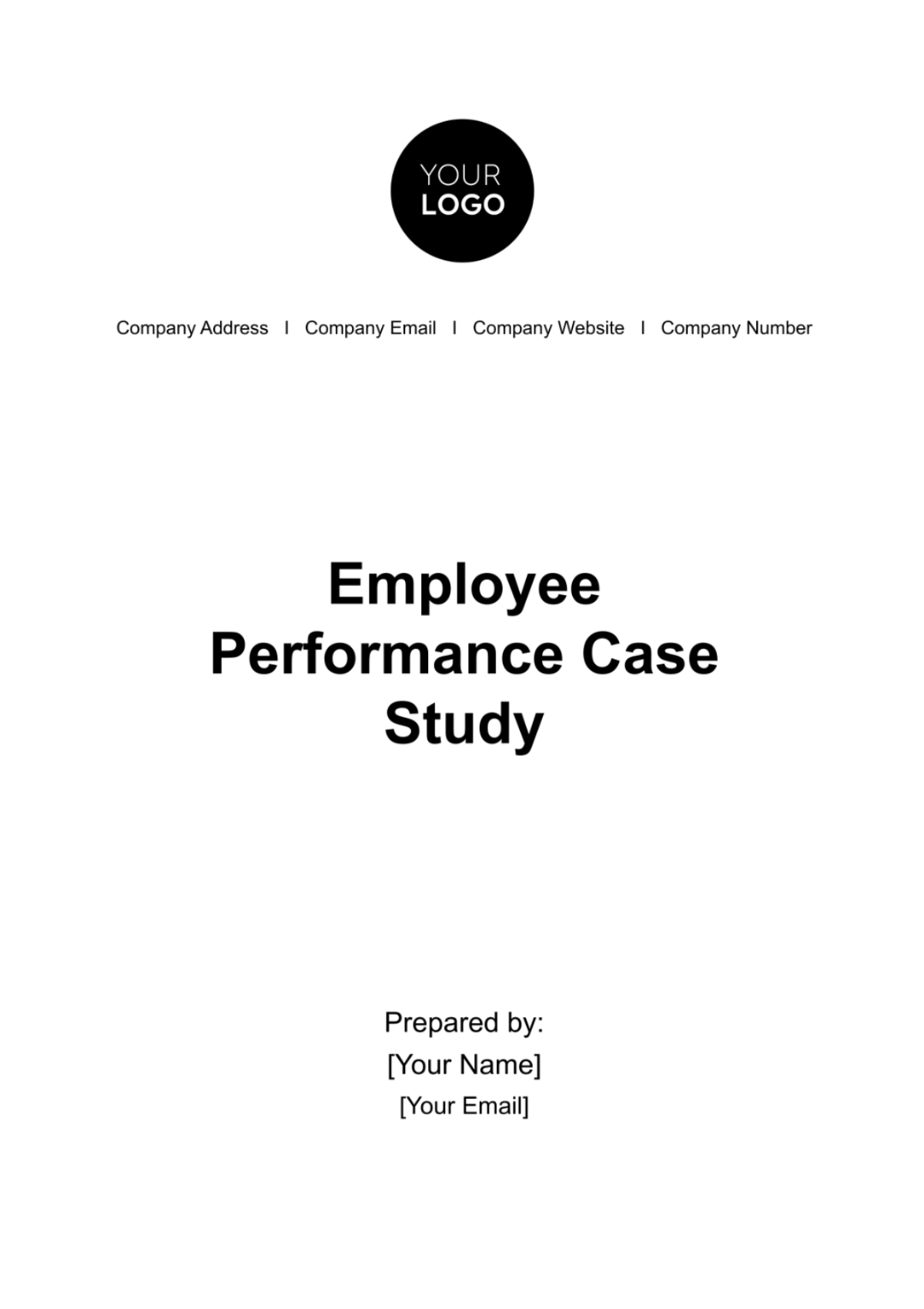 Employee Performance Case Study HR Template - Edit Online & Download