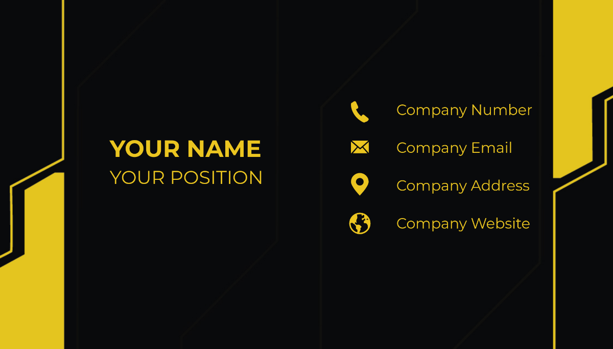 Free Venture Capitalist Business Card Template to Edit Online