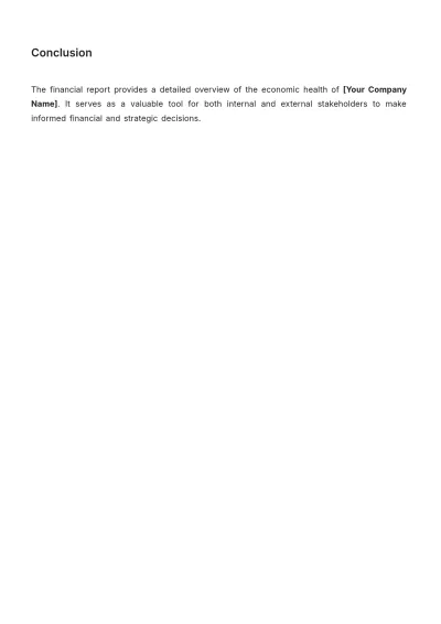 Free Annual Financial Policy Report Template to Edit Online