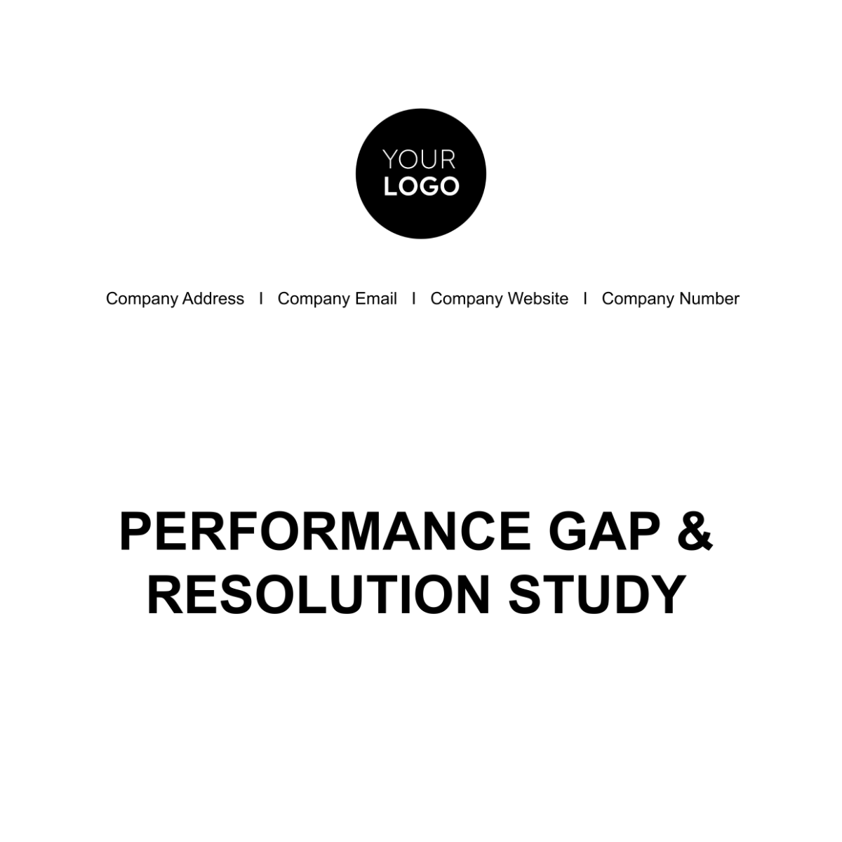 Performance Gap & Resolution Study HR Template - Edit Online & Download