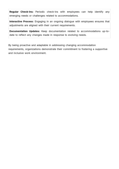 Free ADA (Americans with Disabilities Act) Workplace Adjustments Guide HR Template to Edit Online