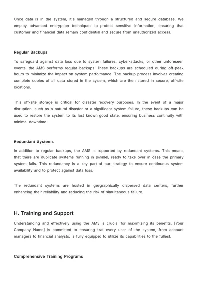 Free Account Management System Template to Edit Online