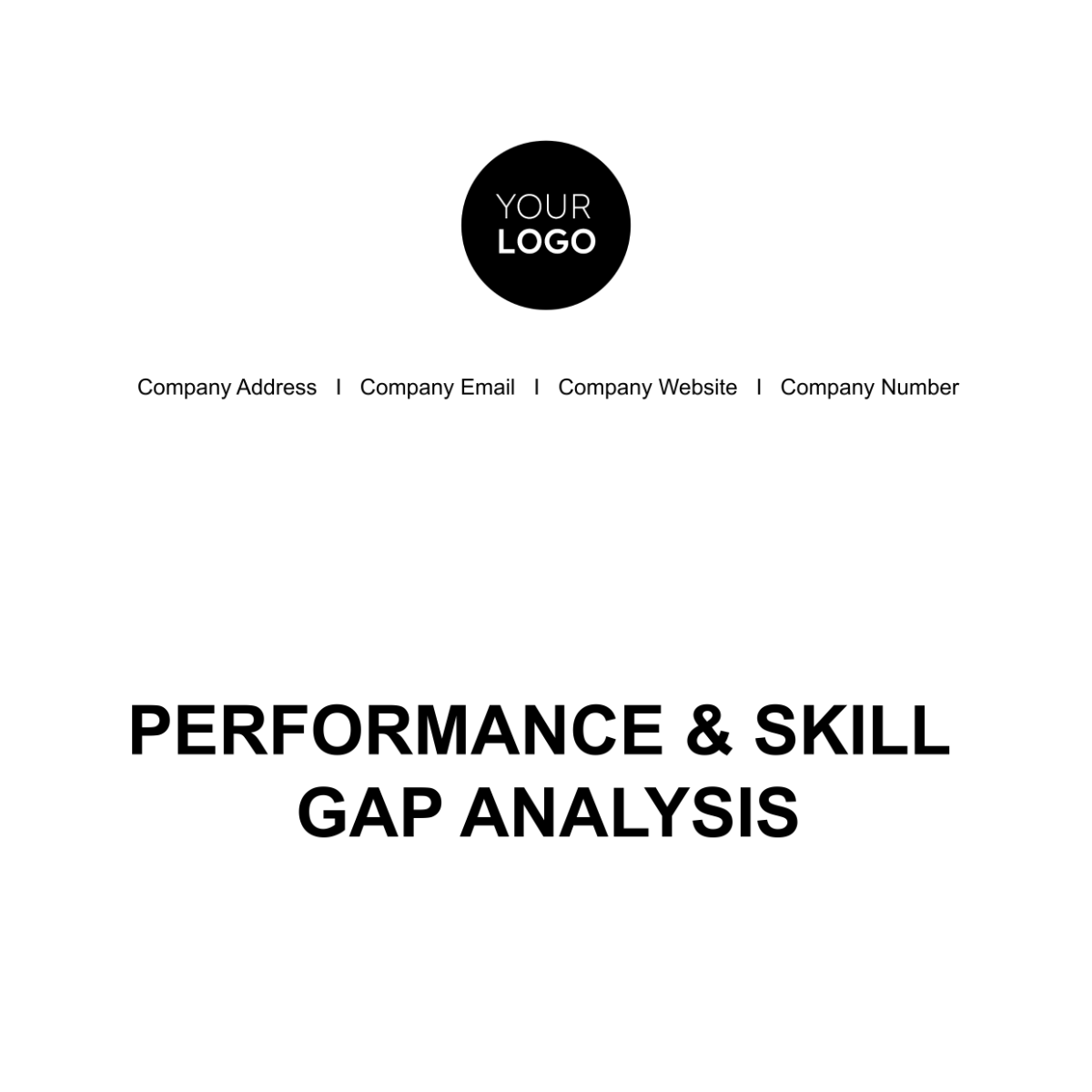 Performance & Skill Gap Analysis HR Template - Edit Online & Download