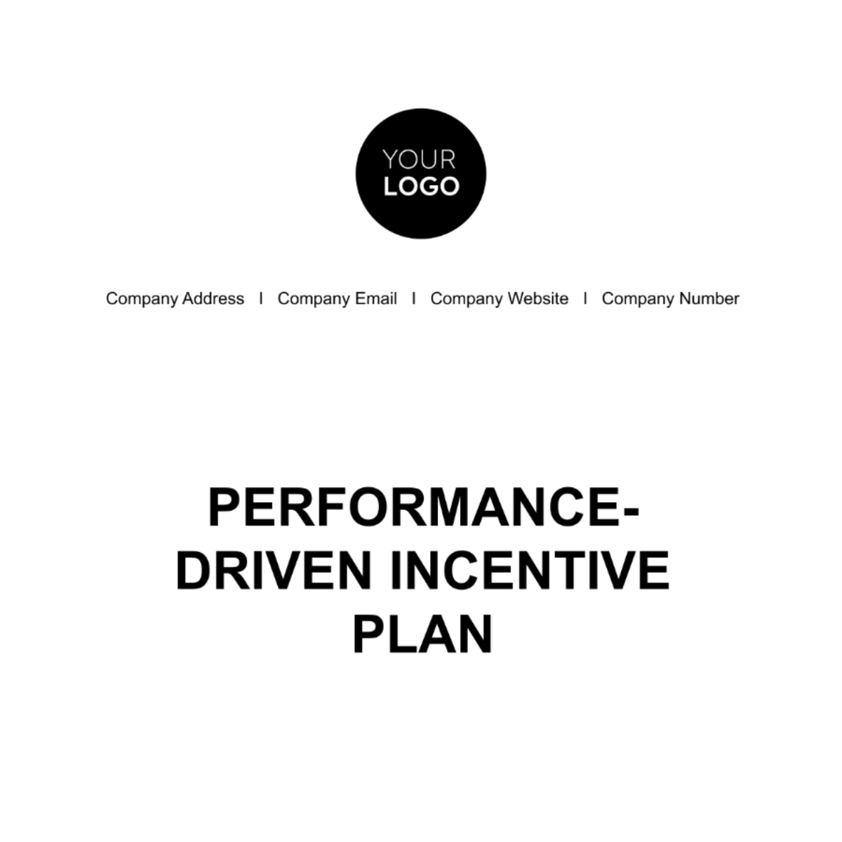 Performance-driven Incentive Plan HR Template - Edit Online & Download