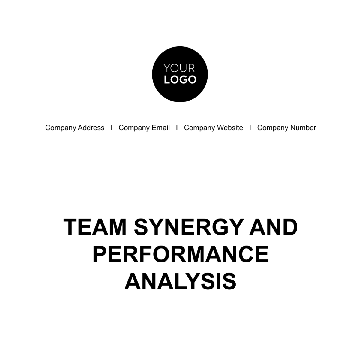 Team Synergy & Performance Analysis HR Template - Edit Online & Download