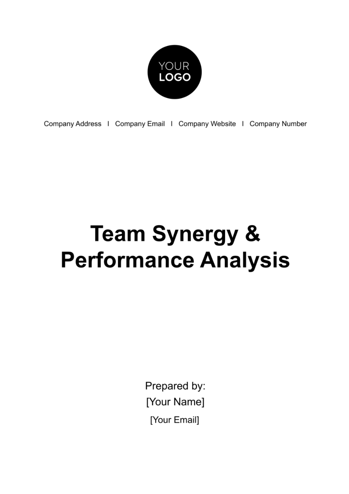 Team Synergy & Performance Analysis HR Template - Edit Online & Download