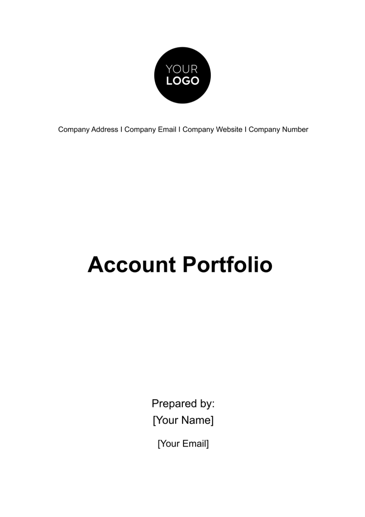 Account Portfolio Template