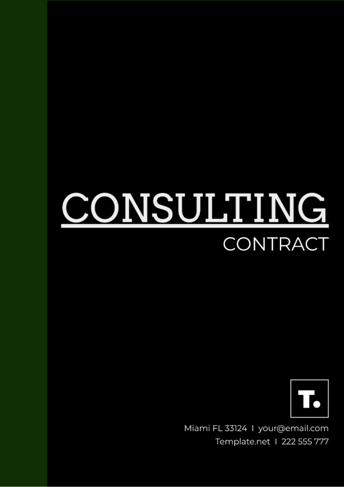 Consulting Contract Template - Edit Online & Download