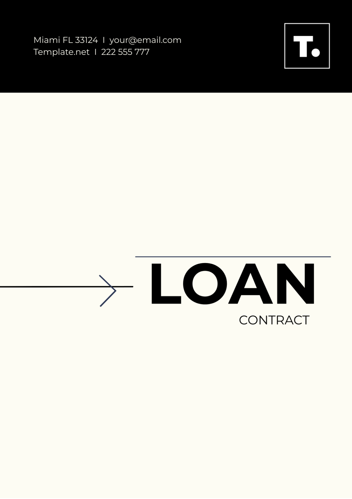 Loan Contract Template - Edit Online & Download