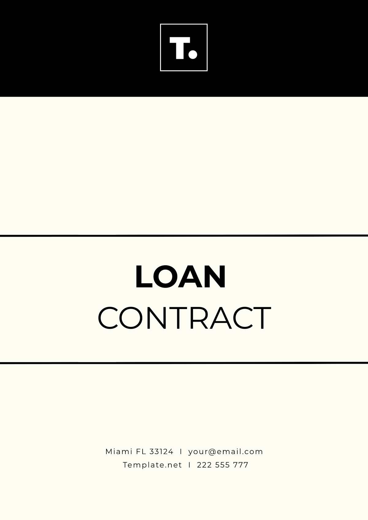 Loan Contract Template - Edit Online & Download