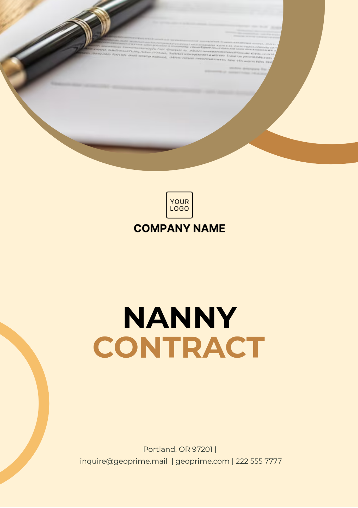 Nanny Contract Template