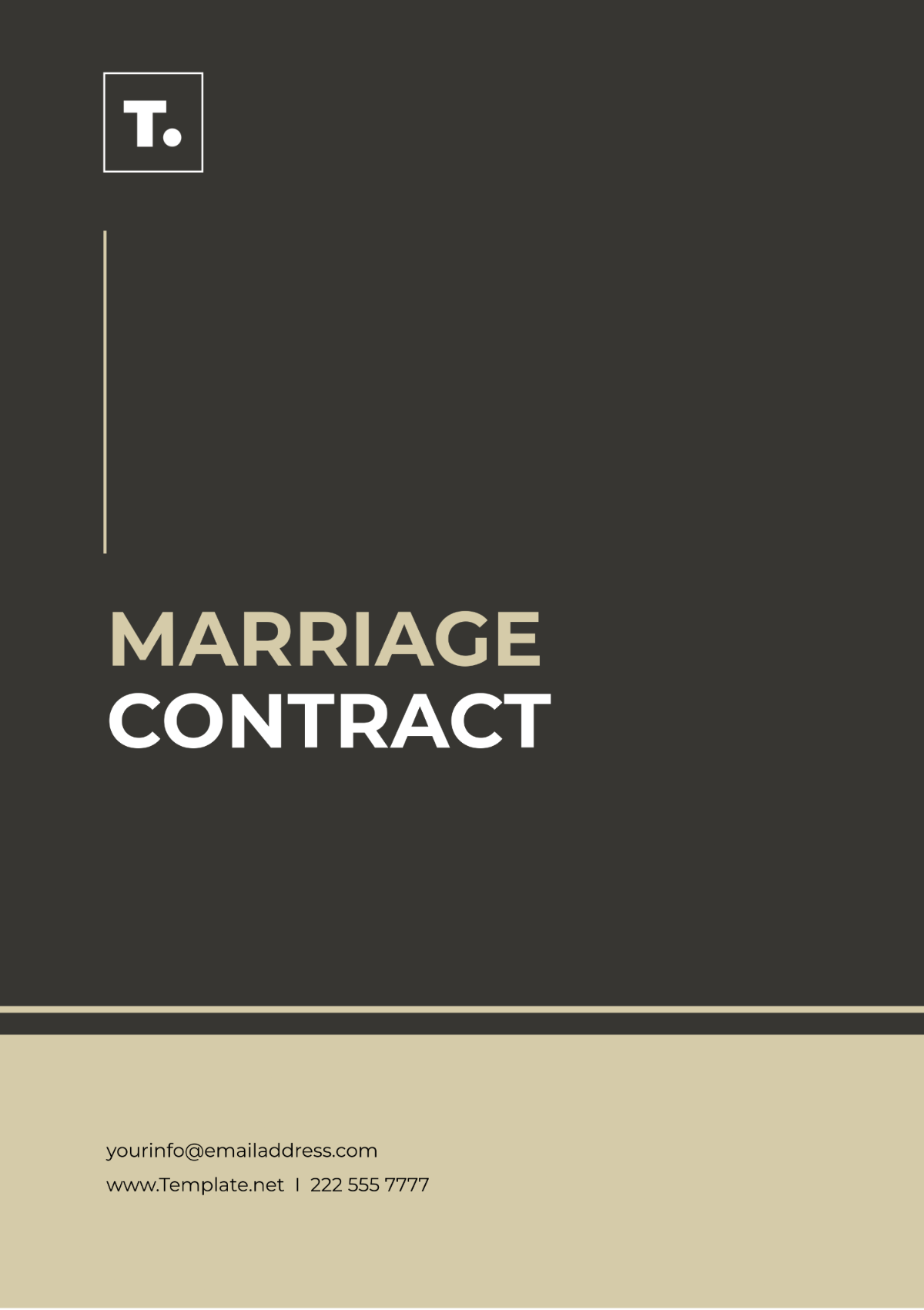 Marriage Contract Template - Edit Online & Download